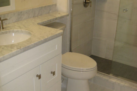 Bathroom tub to shower remodel in moorestown nj