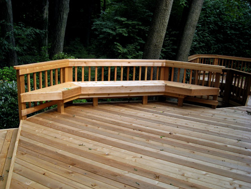 Cedar deck a